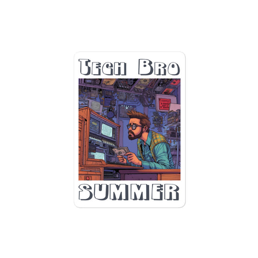 Tech Bro Summer Too Sticker