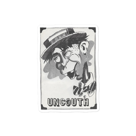 Buzzer Uncouth Sticker