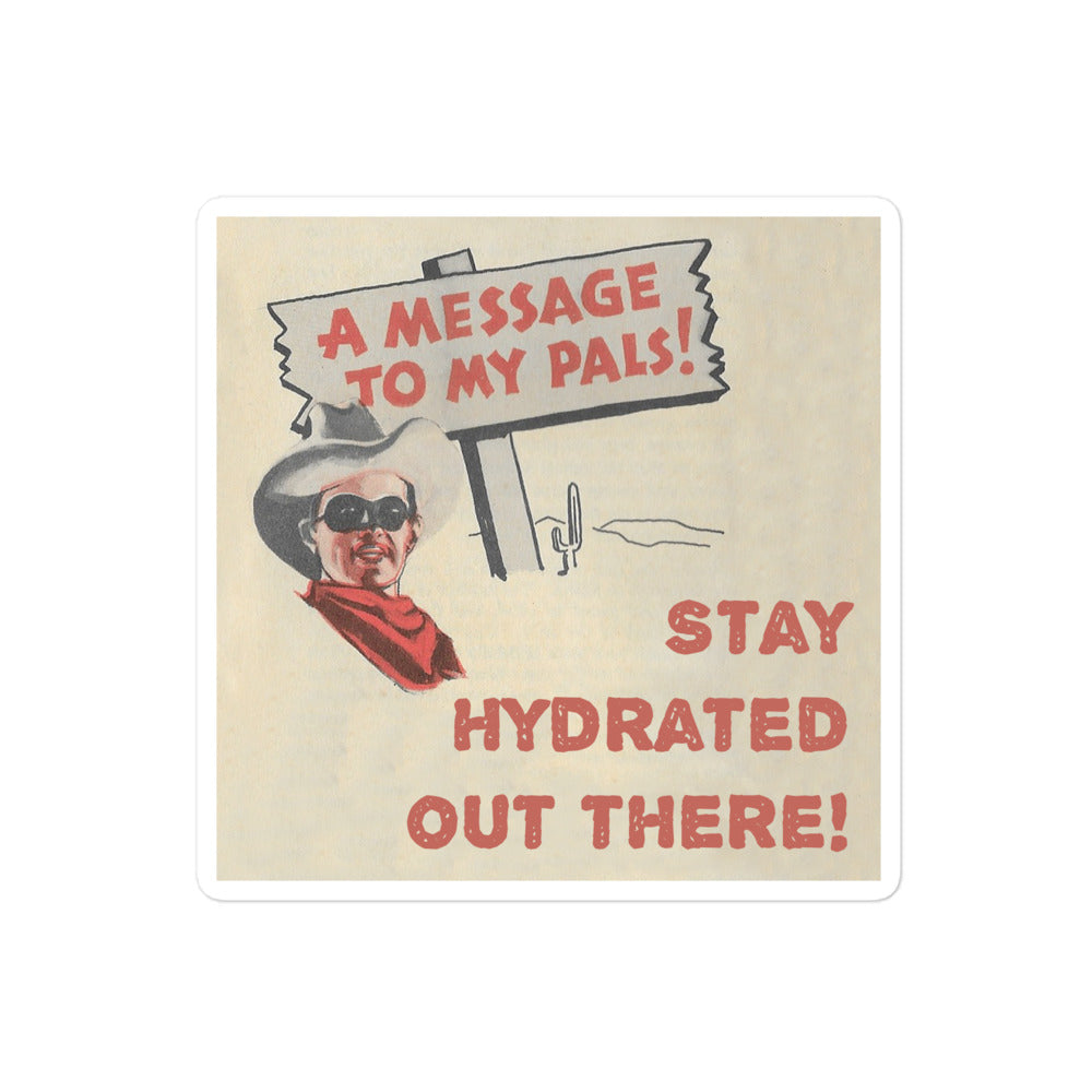 Stay Hydrated Sticker