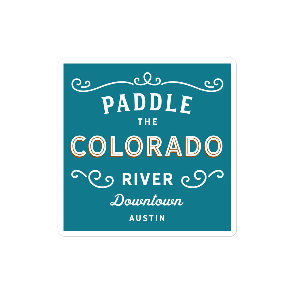 Paddle the Colorado Sticker