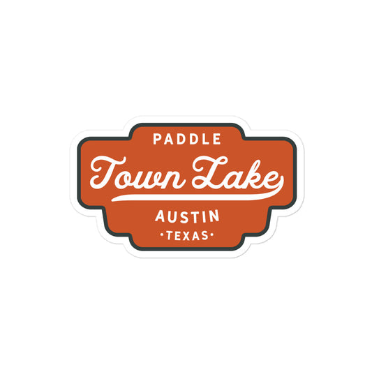 Paddle Town Lake Sticker