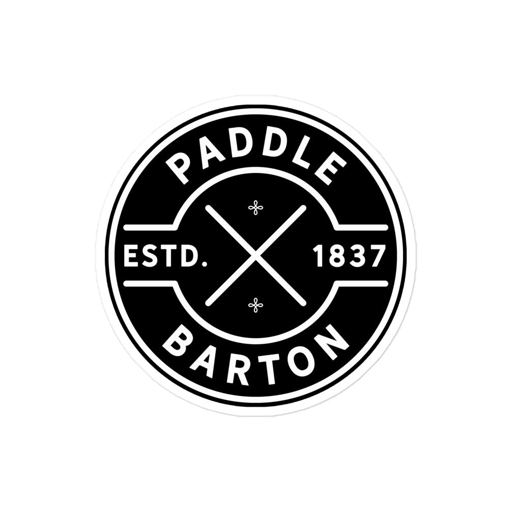 Paddle Barton Sticker