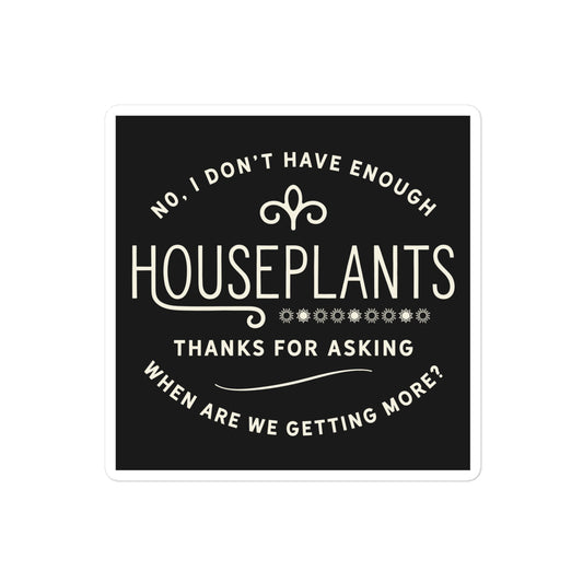 Houseplants Sticker