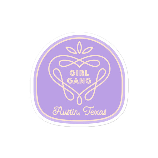 Girl Gang Heart Sticker